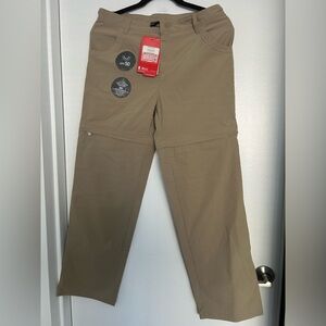 The North Face Girls' Hiking Zip-Off Cargo Pants Size X-Large (18) NWT Dune Tan